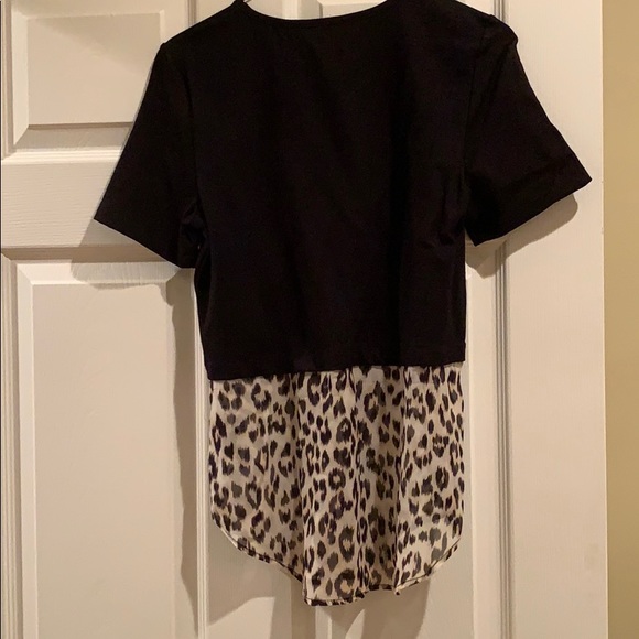PJK s/s layered animal print T-shirt NWT - Picture 4 of 5
